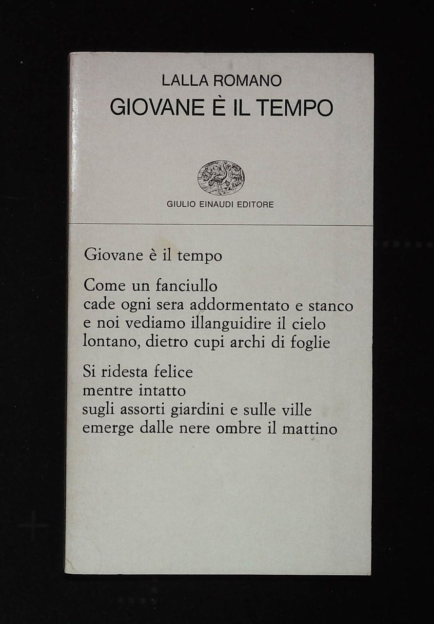 Giovane è il tempo