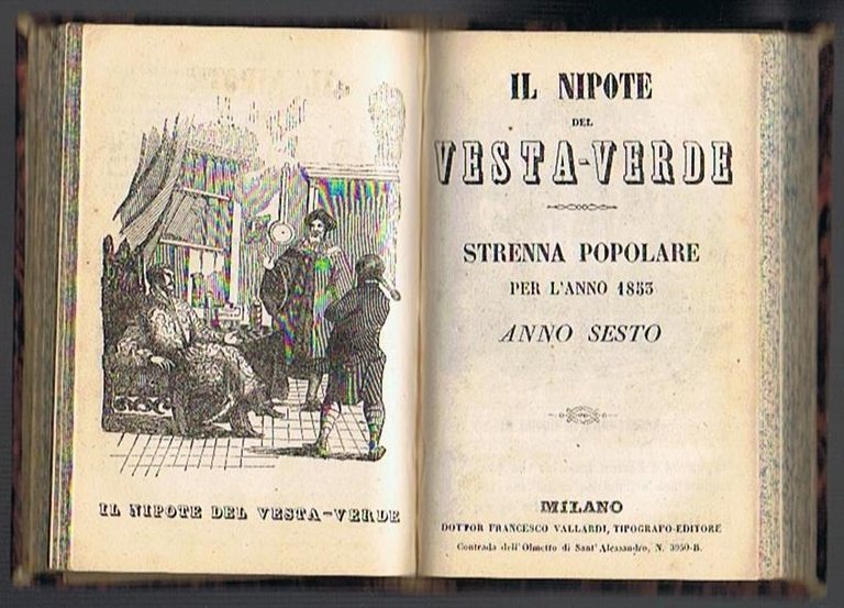 il nipote del vesta-verde Strenna popolare per l'anno 1852 Anno …