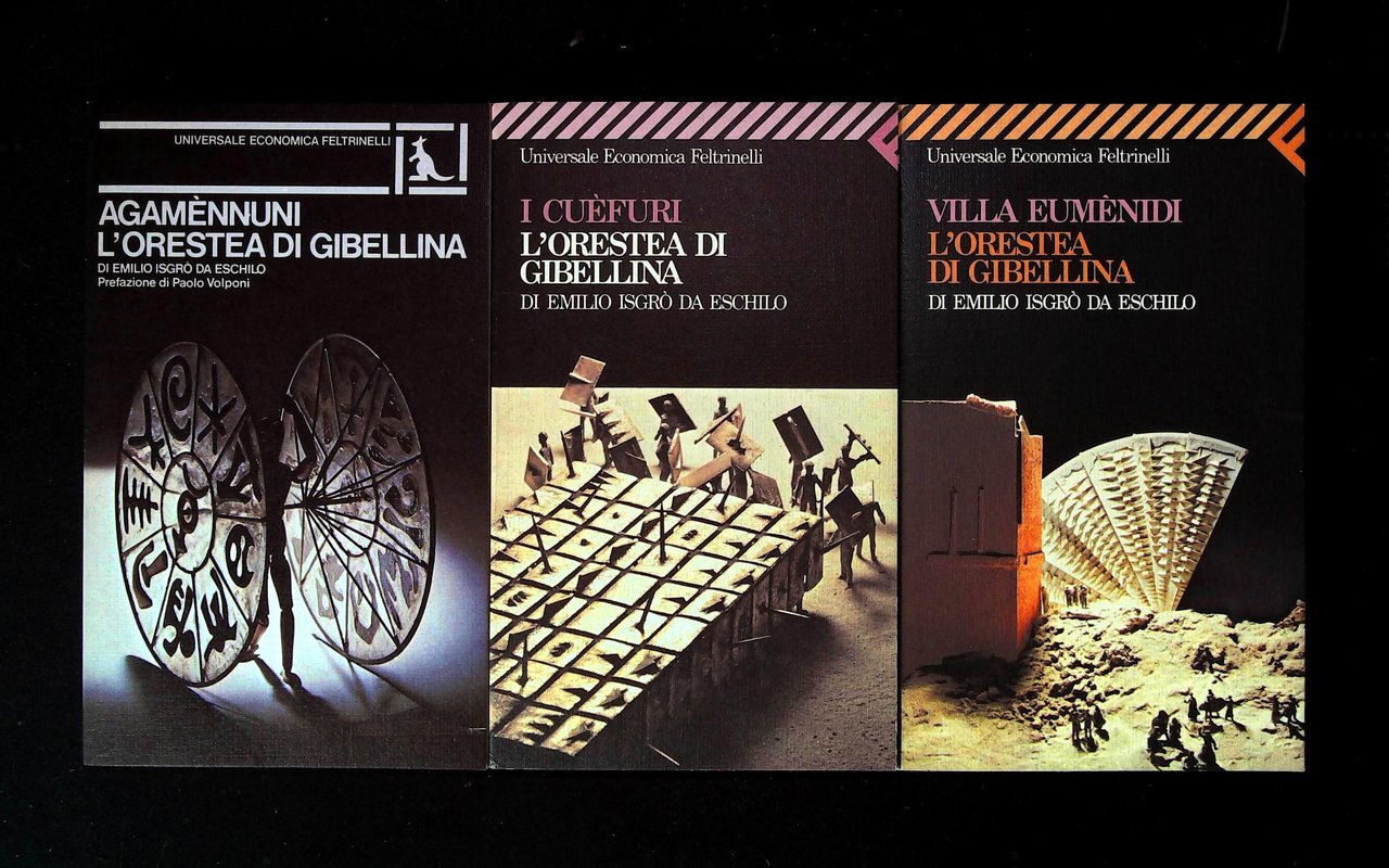 L'Orestea di Gibellina. Tre volumi