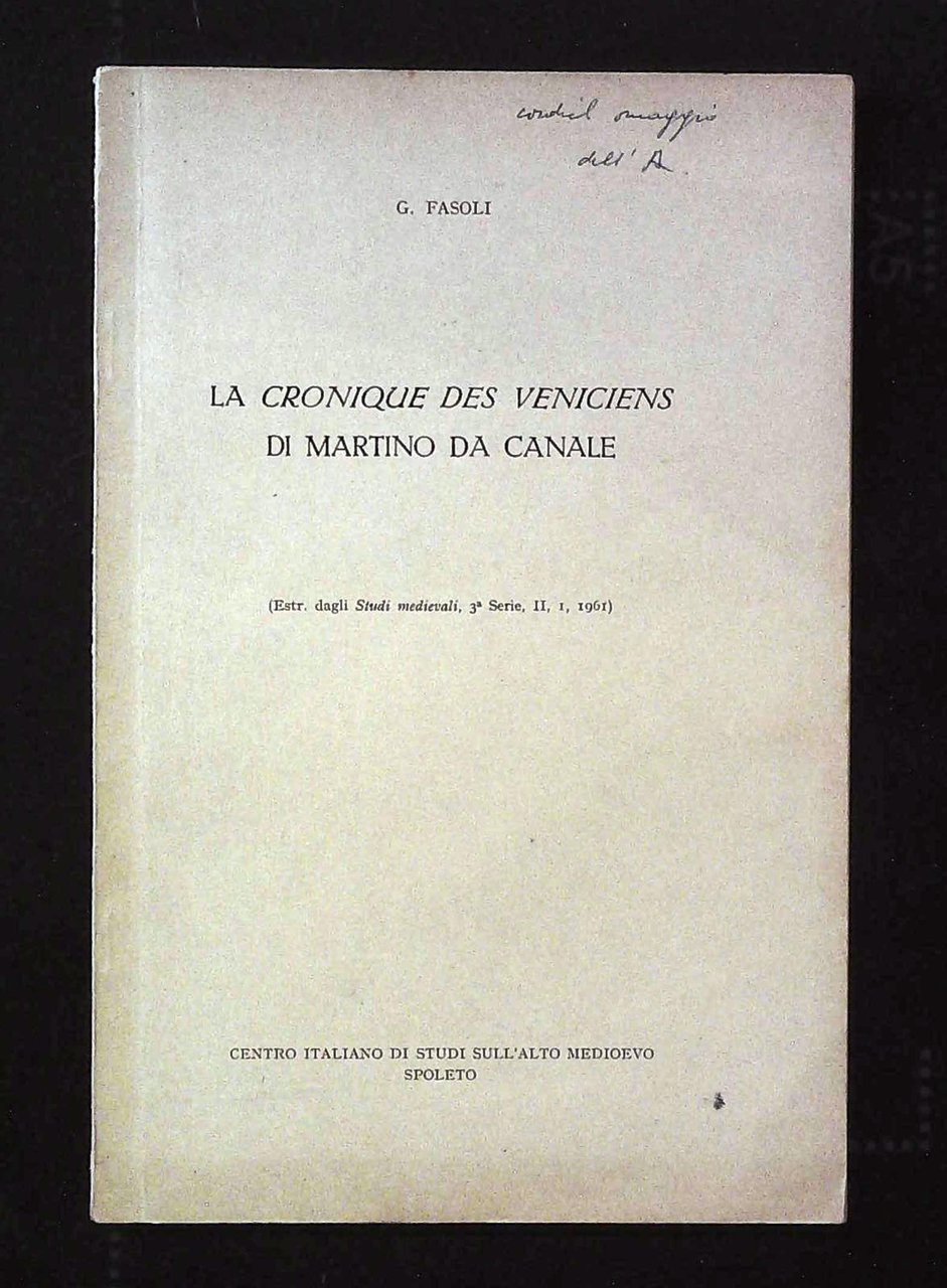 La "Cronique des veniciens" di Martino Da Canale | Immagine principale