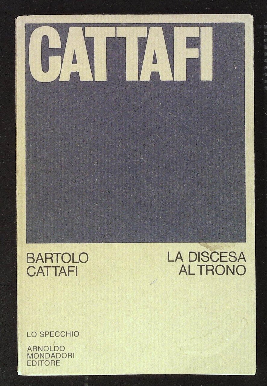 La discesa al trono. 1972-1973. Prima edizione con bella dedica …