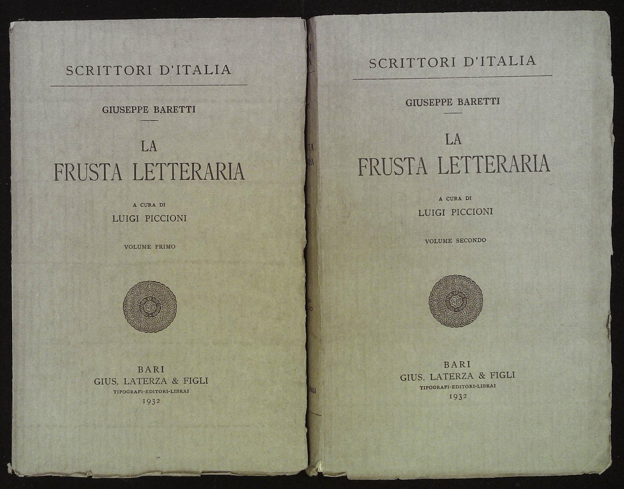 La frusta letteraria. Due volumi