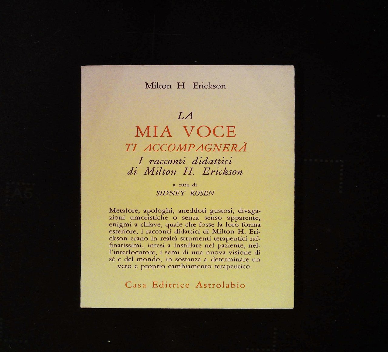La mia voce ti accompagnerà. I racconti didattici di Milton … | Immagine principale