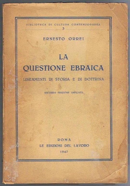 La questione ebraica Seconda edizione ampliata