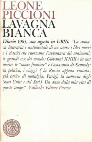 LAVAGNA BIANCA DIARIO 1963 CON AGOSTO IN URSS