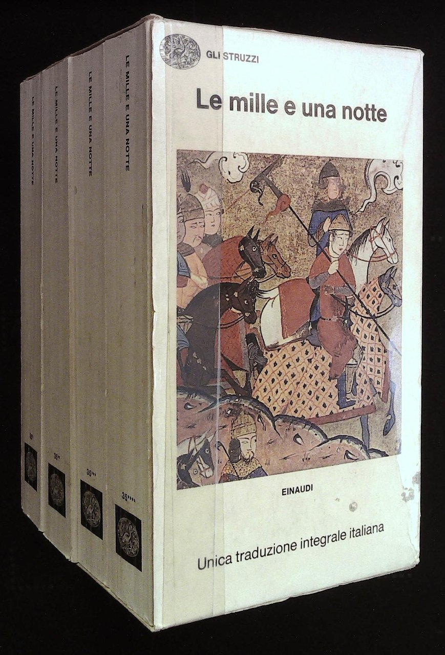 Le mille e una notte. Quattro volumi. Coll. Gli Struzzi