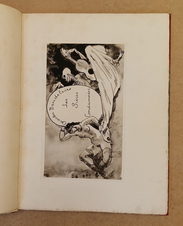 Les Fleurs du mal, pièces condamnées. Dessins au lavis par …