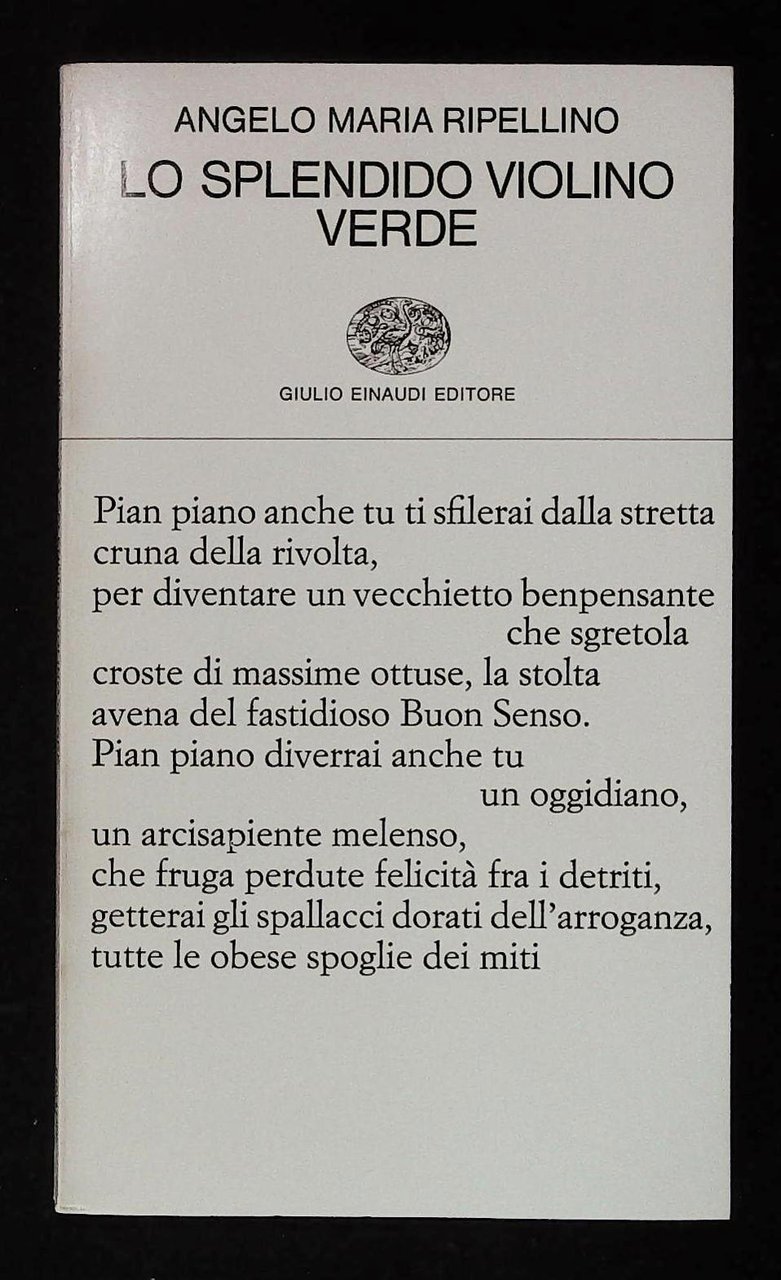 Lo splendido violino verde. Prima edizione | Immagine principale