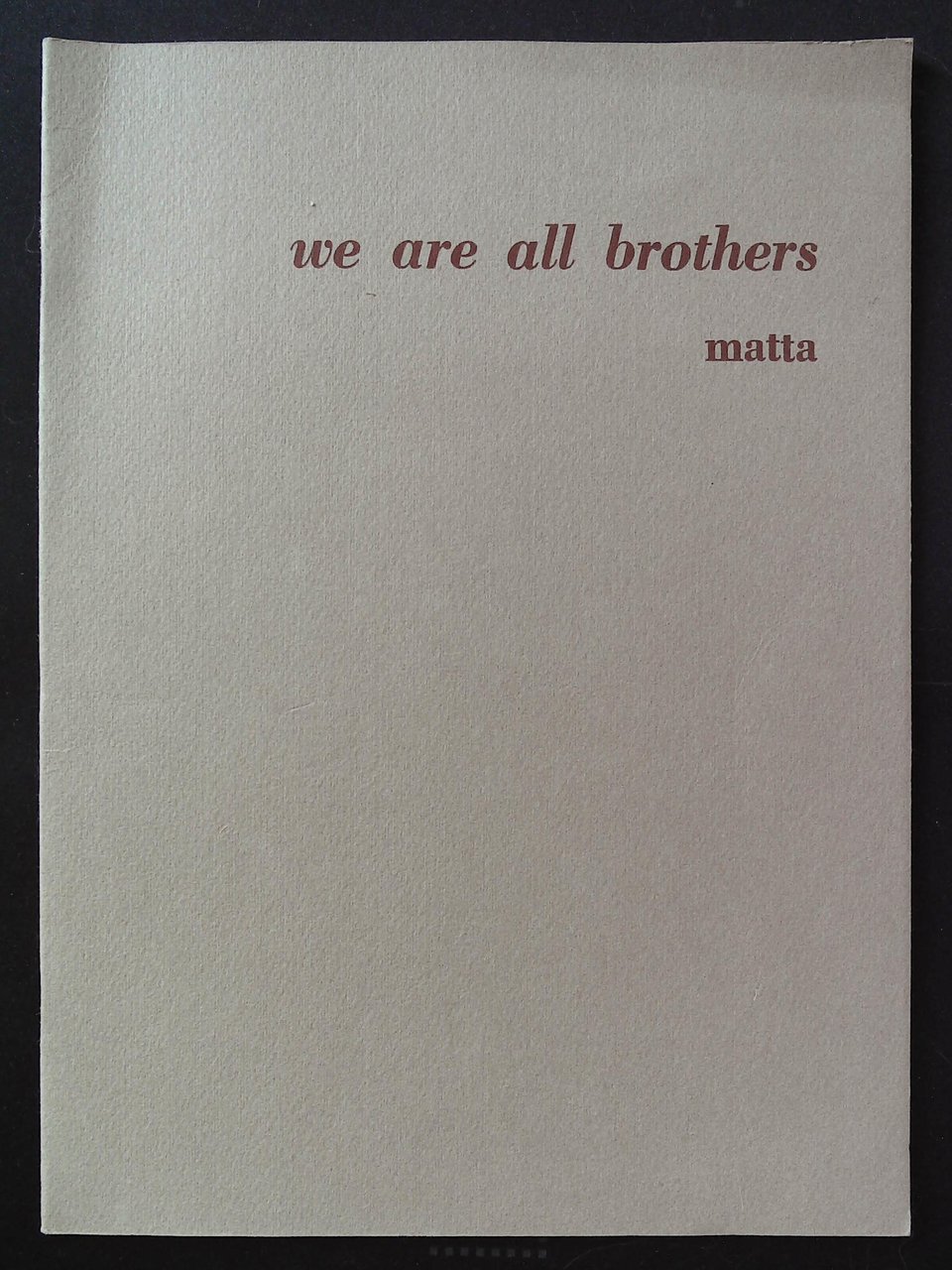 Matta. We are all brothers. Un trittico ed altri dipinti | Immagine principale
