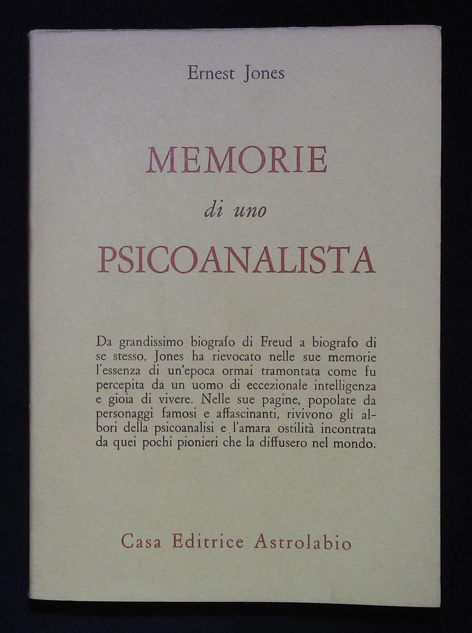 Memorie di uno psicoanalista