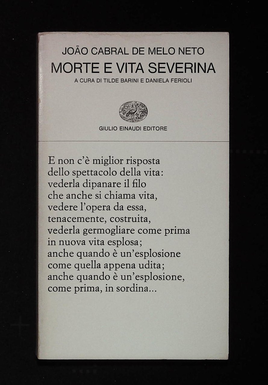 Morte e vita severina