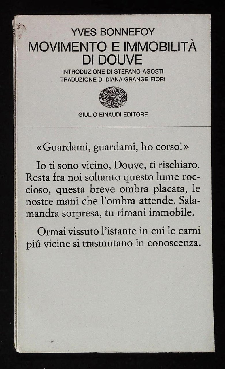 Movimento e immobilità di Douve | Immagine principale