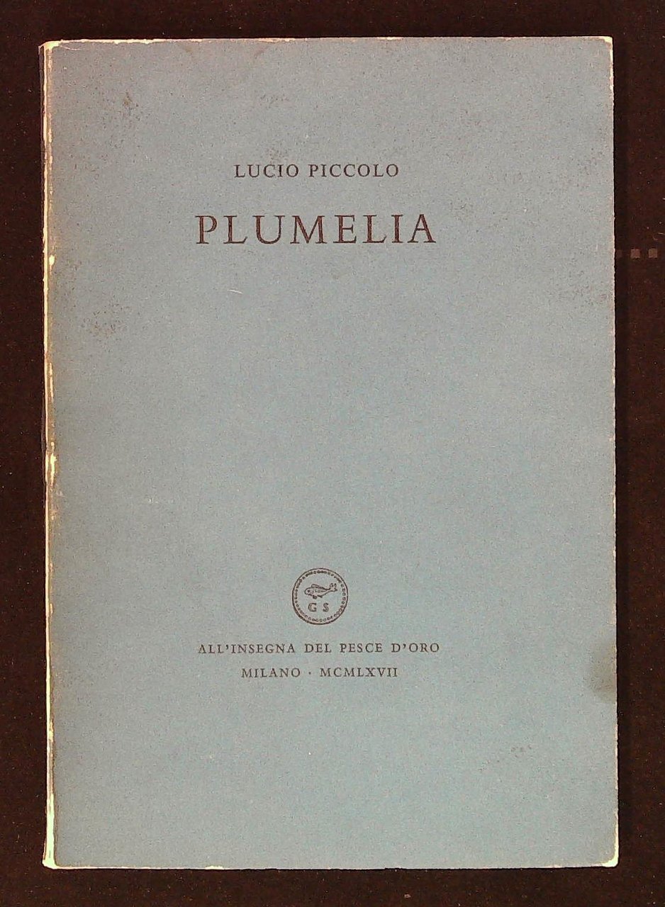 Plumelia. Prima edizione