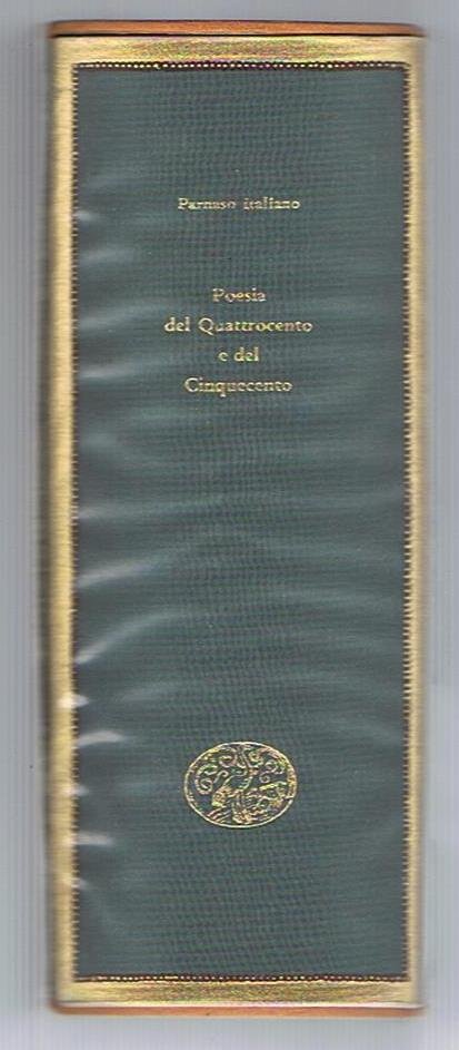 Poesia del Quattrocento e del Cinquecento. Coll. Millenni / Parnaso …