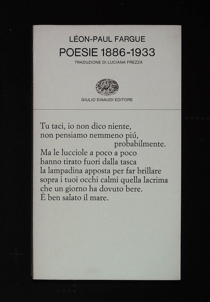 Poesie 1886 - 1933