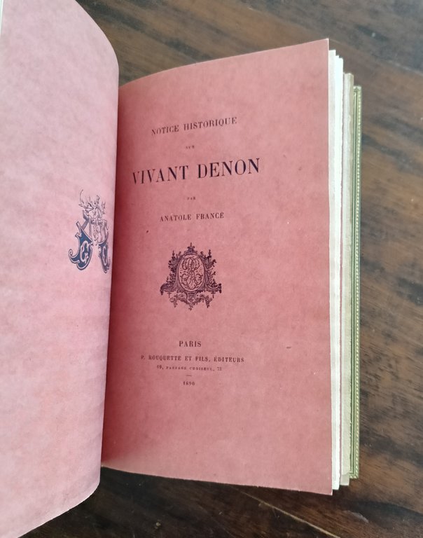 Point de lendemain e unito Notice historique sur Vivant Denon