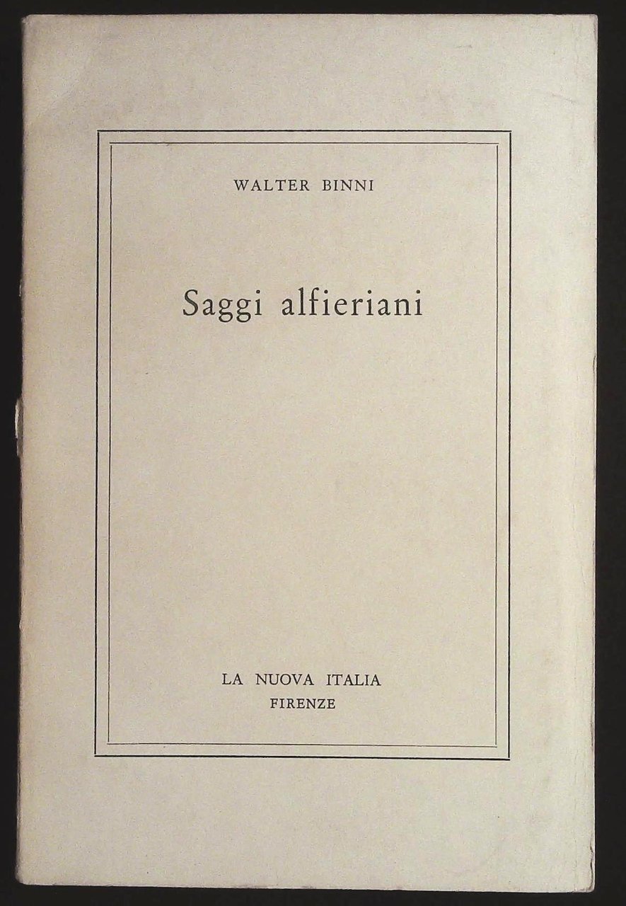 Saggi alfieriani
