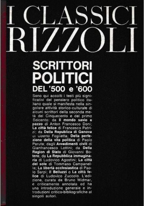 Scrittori politici del '500 e '600