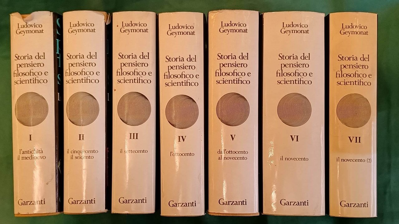 Storia del Pensiero Filosofico e Scientifico. 7 volumi | Immagine principale