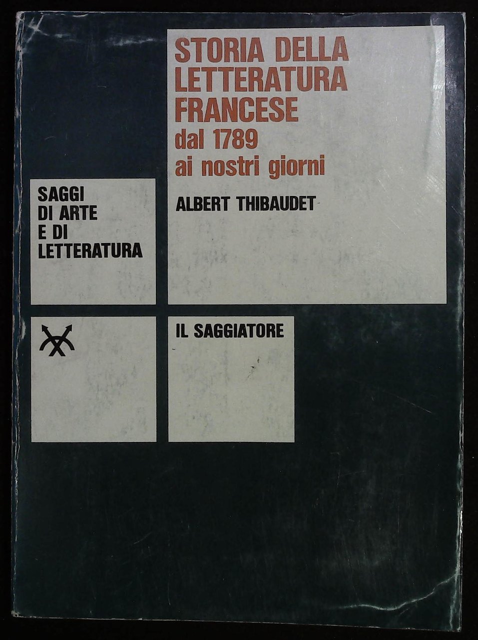 Storia della letteratura francese dal 1789 ai nostri giorni (1936)