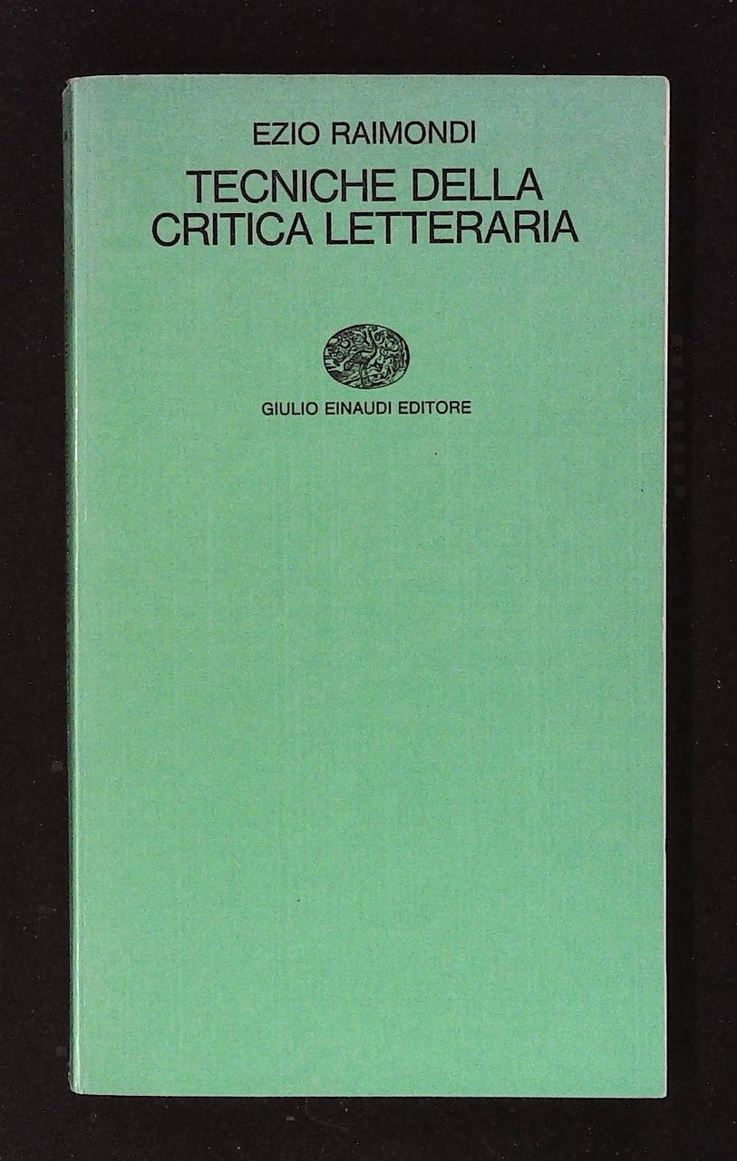 Tecniche della critica letteraria