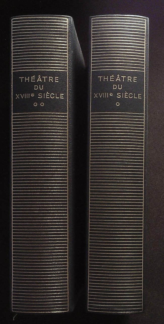 Theatre du XVIII siecle 2 volumi, opera completa