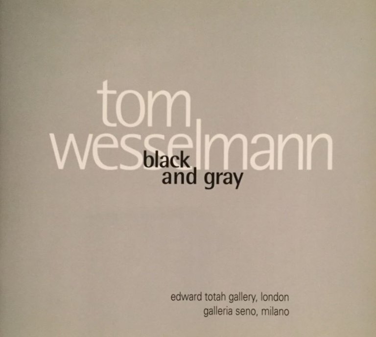 Tom Wesselmann Black and Gray