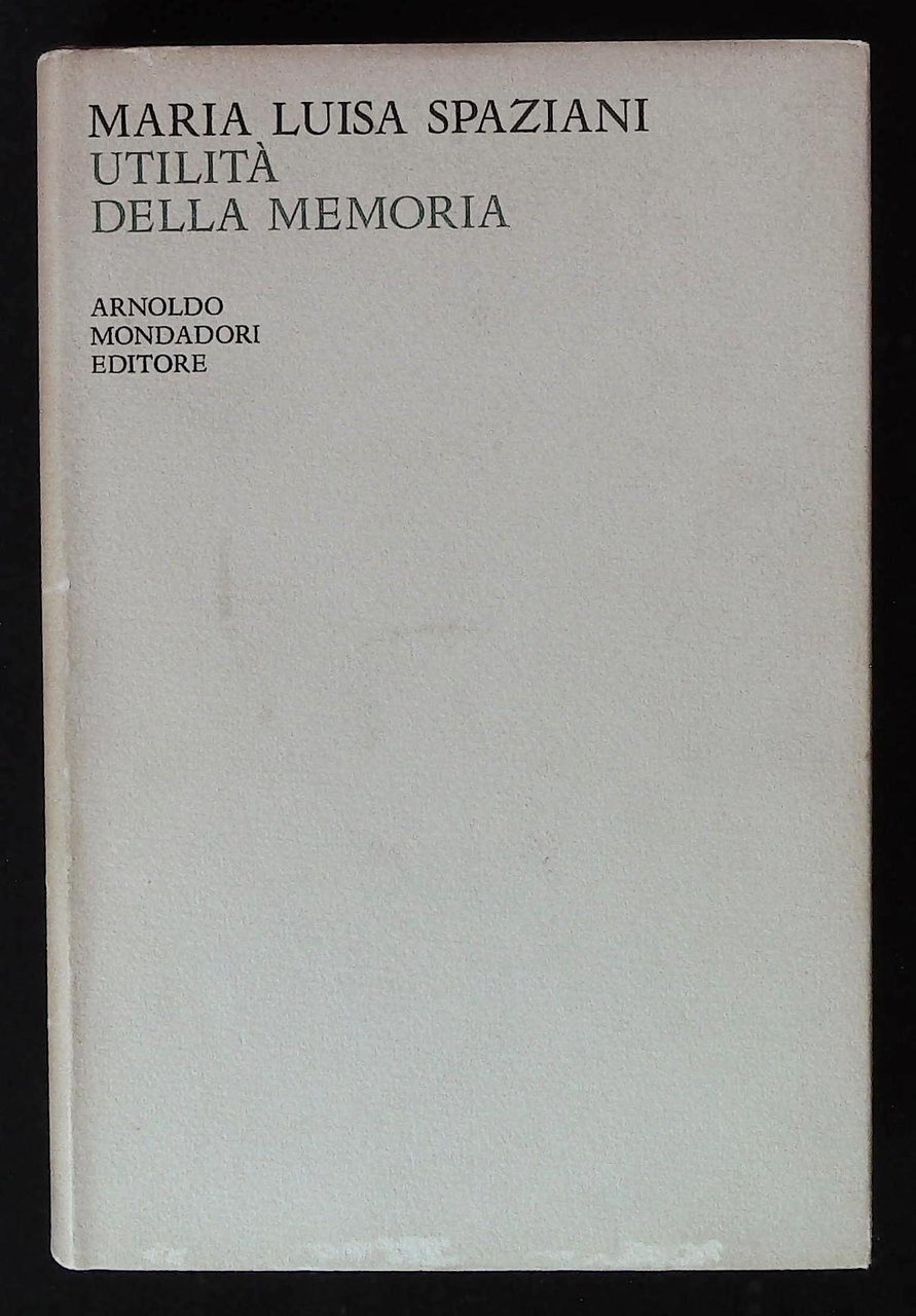 Utilità della memoria (1962-1965) | Immagine principale