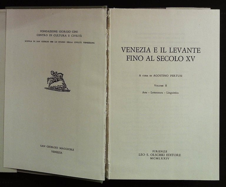 Venezia e il Levante fino al secolo XV