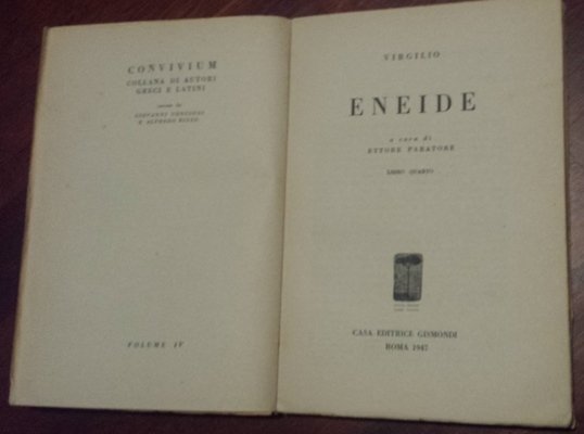 Virgilio - Eneide - libro IV