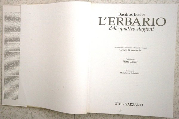 l erbario delle quattro stagioni