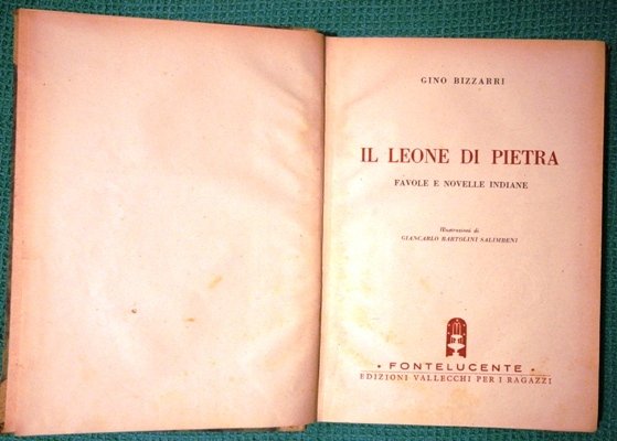 Il Leone di pietra - favole e novelle indiane