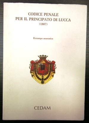 Codice Penale per il Principato di Lucca 1807