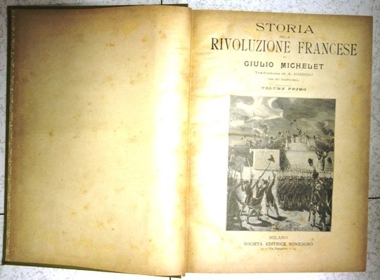 storia della rivoluzione francese vol I°