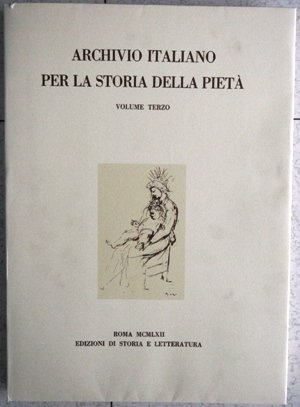 archivio italiano per la storia della pietà vol III