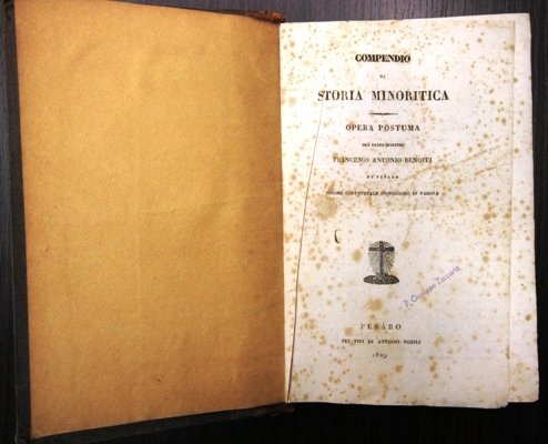 compendio di storia minoritica