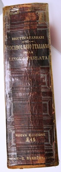 vocabolario italiano della lingua parlata