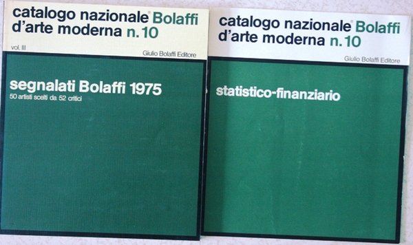 catalogo nazionale Bolaffi d arte moderna - n 10