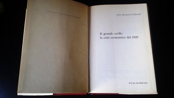 il grande crollo - la crisi del 1929