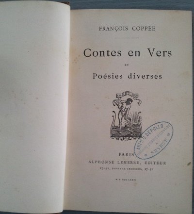 Contes en vers et poesies diverses