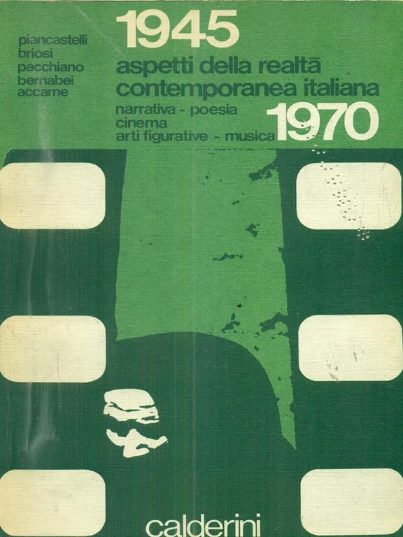 1945-1970 aspetti della realta' contemporanea italiana