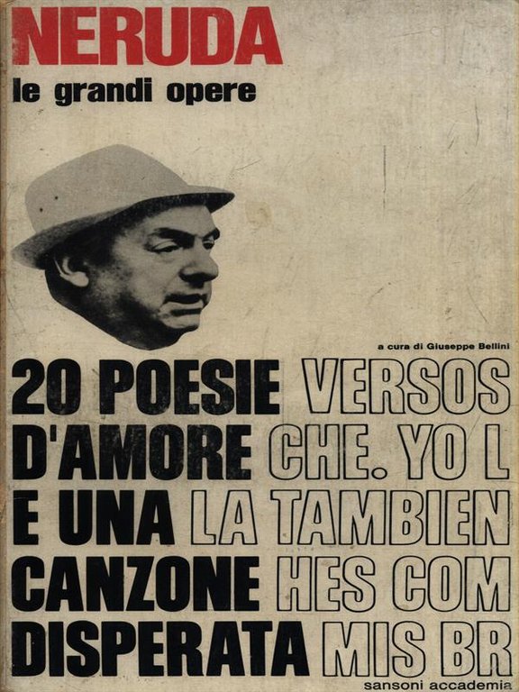 20 poesie d'amore e una canzone disperata