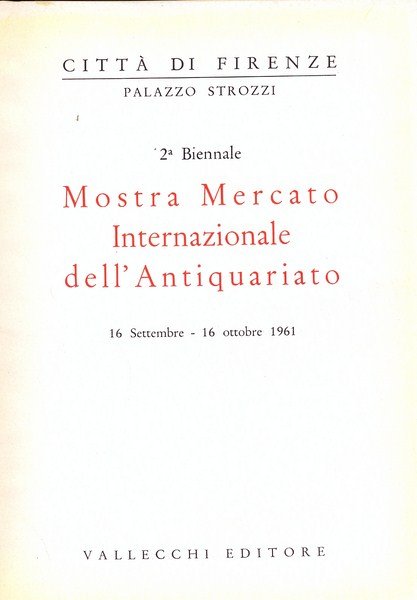 2a Biennale mostra mercato internazionale Antiquariato - 1961 | Immagine Gallery 2