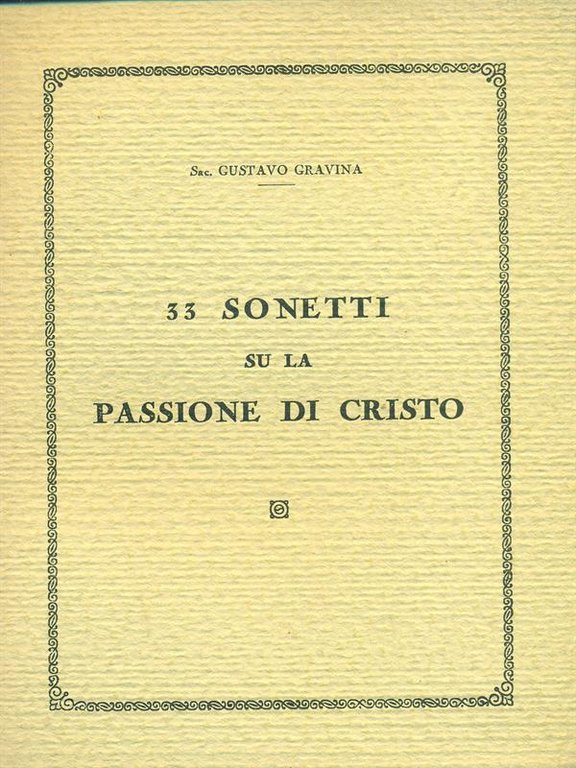 35 sonetti su la passione di Cristo | Immagine Gallery 2