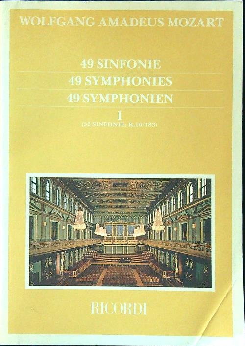 49 sinfonie I (32 sinfonie: K.16/183)