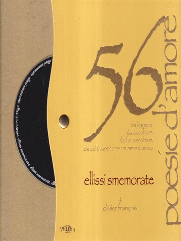 56 poesie d'amore - ellissi smemora. Con CD