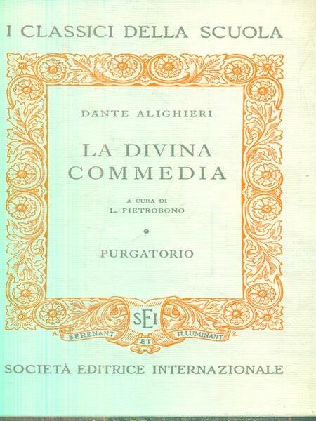 La divina commedia - Purgatorio