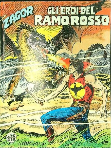 Zagor n. 484/agosto 2001: Gli eroi del Ramo Rosso