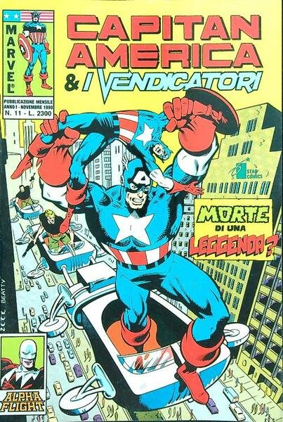 Capitan America & i Vendicatori n. 11/novembre 1990