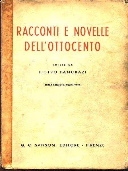 Racconti e novelle dell'Ottocento